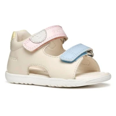 Abbildung von Geox Trekkingsandale für Kinder, Größe: 20, light ivory yellow Schuhe