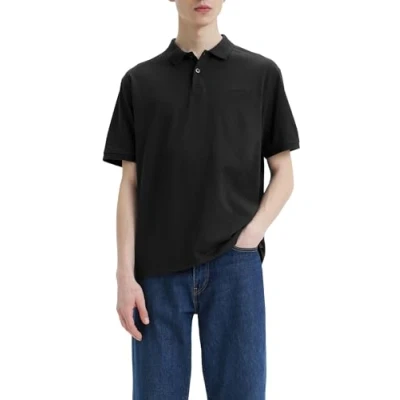 Abbildung von Levi&#039;s Authentic Poloshirt, Herren, Größe: Small, Black