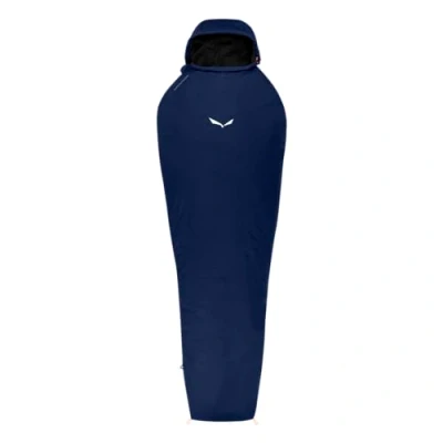 Abbildung von Salewa Unisex Erwachsene Micro II 600 Powerloft Sleeping Bag Schlafsack, Blue Depth, Left