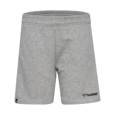 Abbildung von Hummel Mover Bermuda kurze Sporthose für Kinder, Größe: 152, Grey melange