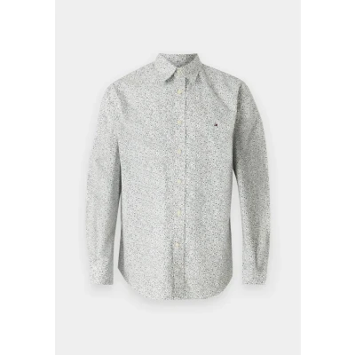 Abbildung von Tommy Hilfiger FLEX Floral Shirt Hemd, Herren, Größe: XXL, Ivory/night sky
