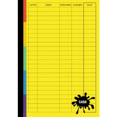 Abbildung von Cash : Kassenbuch Taschengeld: A5 Format 110 Seiten 55 Blatt