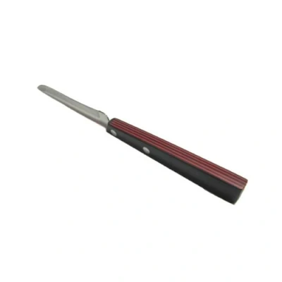 Abbildung von GÜDE Solingen Universalmesser rot / schwarz mit Wellenschliff, 10 cm, UNI, POM