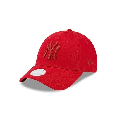 Abbildung von New Era York Yankees Fanaccessoire Cap Basecap Kappe für Frauen Mädchen rot Teamlogo NY verstellbar Baseball One Size