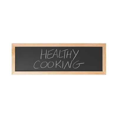 Abbildung von Bi Office PM0225018 Blackboard Back2Chalk Essentials, Kreidetafel mit Kiefer Rahmen, 20x60cm