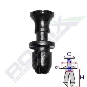 Abbildung von ROMIX B26073 Clip, Zier /Schutzleiste