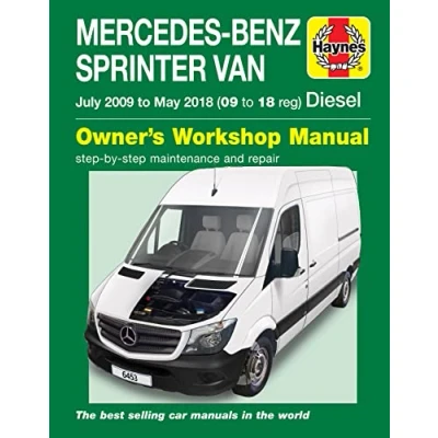 Abbildung von Mercedes Benz Sprinter Diesel Vans July 09 to May 18 (09 reg) Haynes Repair Manual