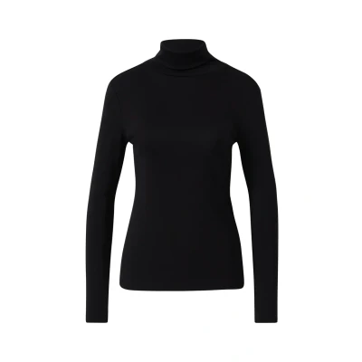Abbildung von s.Oliver Longsleeve IM SLIM FIT MIT Rollkragen Langarmshirt, Damen, Größe: 40, Schwarz