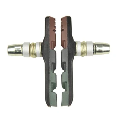 Abbildung von FISCHER 85188 Bremsschuhe Bremsbeläge für V Bremse und Cantilever Fahrräder E Bikes geeignet DIN EN 14766 2 Stück, Schwarz