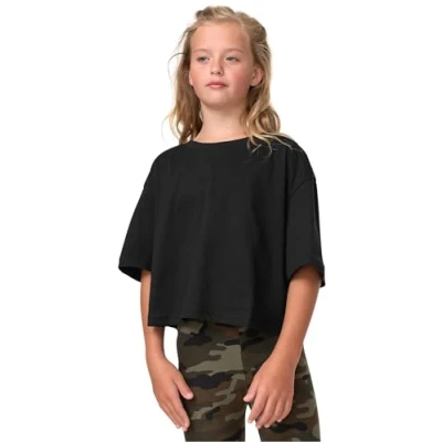 Abbildung von Urban Classics Tshirt basic für Kinder, Größe: 146/152, Black
