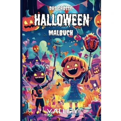 Abbildung von Das grosse Halloween Malbuch: Kreativer Malspass 50 Schaurig schöne Motive Fördert Fantasie und Feinmotorik