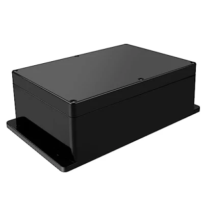 Abbildung von Therlan Abzweigdose Schwarz Wasserdichtes IP65, Abzweigkasten Kunststoff Groß Aufputz, Verteilerdose Gehäuse Elektronik Außen Wasserdicht 263 * 182 95mm