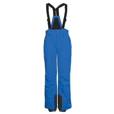 Abbildung von killtec Jungen Skihose/Funktionshose mit Latz, Kantenschutz und Schneefang KSW 148 BYS SKI PNTS, blau, 128, 41184 000