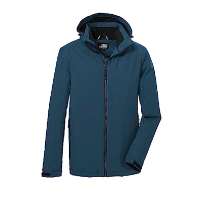 Abbildung von killtec Herren Funktionsjacke/Outdoorjacke mit abzippbarer Kapuze KOW 22 MN JCKT, dunkelblau, L, 39705 000