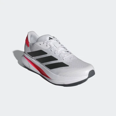 Abbildung von adidas Performance Duramo Laufschuh Trail, Herren, Größe: 46 2/3, Footwear white/core black/lucid red Schuhe