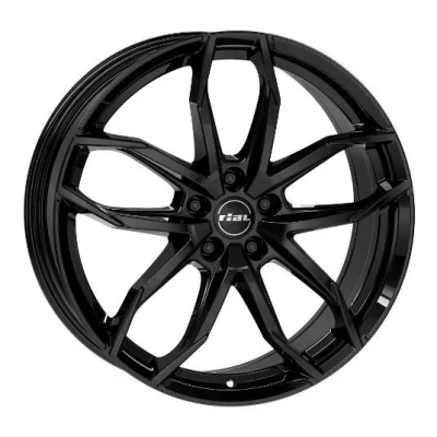 Abbildung von RIAL 5 loch 19Zoll 114.3mm Alufelge Lucca schwarz LUC80945B82 6 Felge