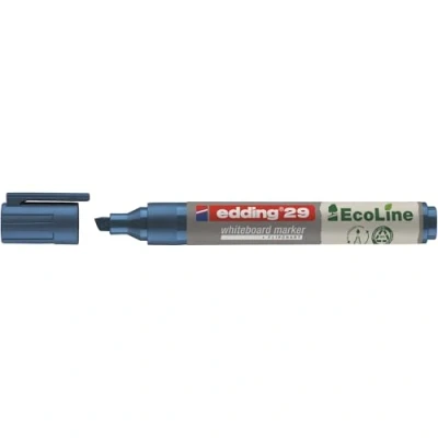 Abbildung von edding 29 Ecoline Whiteboardmarker blau 1 Whiteboard Stift Keilspitze 5 mm Boardmarker abwischbar Whiteboard, Flipchart, Magnettafel, Pinnwand, Memoboard Sketchnotes nachfüllbar