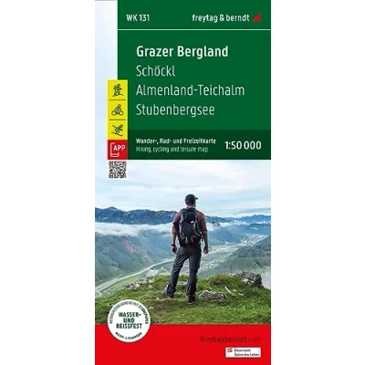 Abbildung von Grazer Bergland, Wander , Rad und Freizeitkarte 1:50.000, freytag &amp; berndt, WK 131: Schöckl Almenland Teichalm Stubenbergsee, mit Infoguide, GPX ... berndt Freizeitkarten, Band 131)
