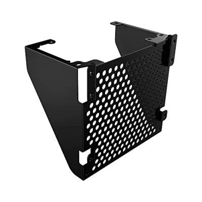 Abbildung von Cooler Master NR200 ATX Netzteilhalter Halterung für Netzteil im Format MasterBox und NR200P, modulare Montageoptionen, belüftetes Design, einfache Installation Stahl, Schwarz