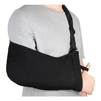 Abbildung von supregear Armschlinge, Verstellbare Medizinische Schulterstütze für Gebrochener Arm, Ellbogen, Handgelenk und Wiederherstellung von Verletzungen, Linker Rechter Arm