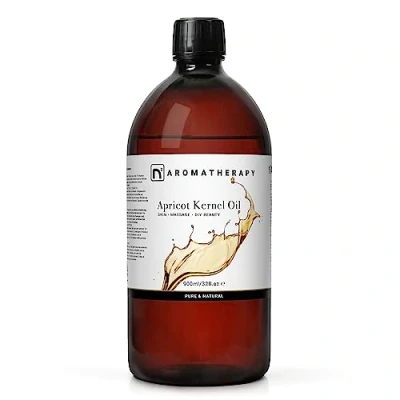 Abbildung von n2 Aromatherapy Aprikosenkernöl 900 ml Aprikosenöl für Kosmetik, Haut, Gesicht, Haare
