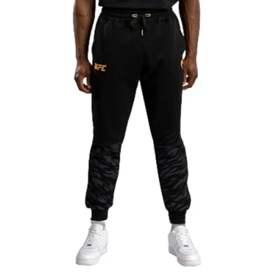 Abbildung von Venum UFC Authentic Fight Night Replica MENS Joggers Jogginghose, Herren, Größe: Large, Black