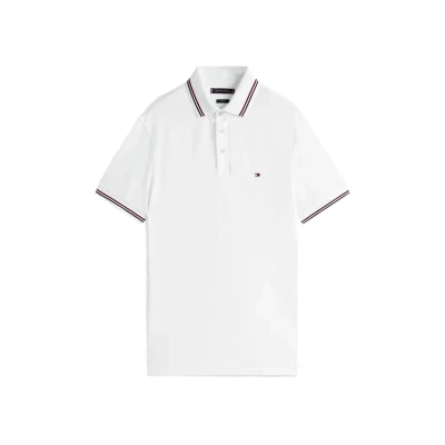 Abbildung von Tommy Hilfiger Herren Tipped Slim Fit Polo Mw0Mw37346 S/S Poloshirt, White (White), M