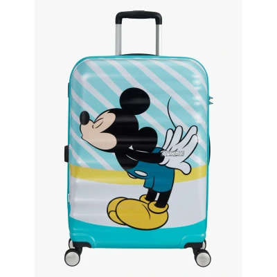 Abbildung von American Tourister Wavebreaker Disney Spinner 67/24 Mickey Blue Kiss Koffer mit 4 Rollen