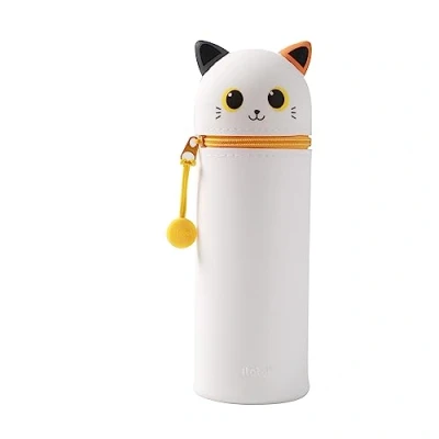 Abbildung von I TOTAL® Weiche Silikonhülle für die Schule, ausziehbar Mit geformter Form Beauty case (CAT)