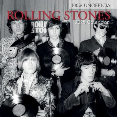 Abbildung von Rolling Stones 2025 16 Monatskalender: Original The Gifted Stationery Co. Ltd [Mehrsprachig] [Kalender] (Wall Kalender)