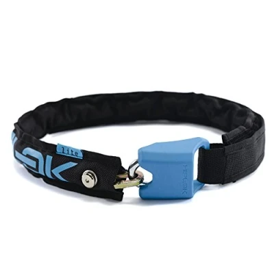 Abbildung von Hiplok LITE, Kettenschloss, Unisex, BLACK / CYAN, 75cm Schließumfang