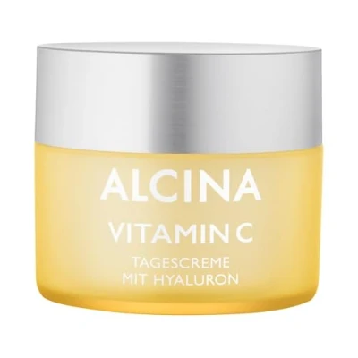Abbildung von ALCINA Vitamin C Tagescreme 1 x 50 ml 24h feuchtigkeitsspendende Gesichtscreme Mit antioxidativer Wirkung gegen frühzeitige Hautalterung und Glow Effekt Hyaluronsäure Traubenkernöl