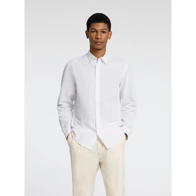 Abbildung von Selected Homme NEW LS NOOS Hemd, Herren, Größe: Small, White