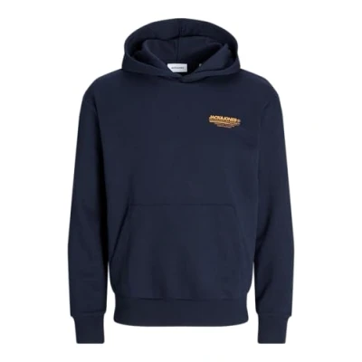 Abbildung von Jack &amp; Jones Jjolive HOOD Sweatshirt, Herren, Größe: 5XL, Navy