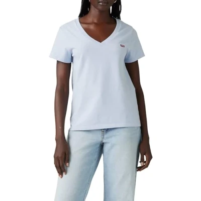 Abbildung von Levi&#039;s® V Shirt »Perfect Tee«, mit kleinem Batwing Logo