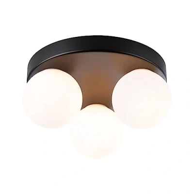 Abbildung von Paulmann 71069 Deckenleuchte Selection Bathroom Gove IP44 G9 230V max. 3x20W dimmbar Schwarz matt, Satin Badleuchte ohne Leuchtmittel