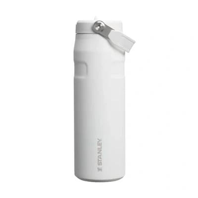 Abbildung von IceFlow Bottle FlipStraw 2.0 Trinkflasche mit Strohhalm 0.7L Thermobecher Kühlt 12 Stunden 3 Tage Eisgekühlt BPA frei Auslaufsicher Für Getränkehalter Spülmaschinenfest Frost