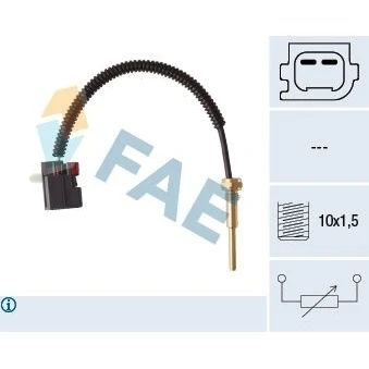 Abbildung von FAE 32428 Kühlmitteltemperatursensor grau FORD: Transit Mk6 Van, LAND ROVER: Defender Off Road