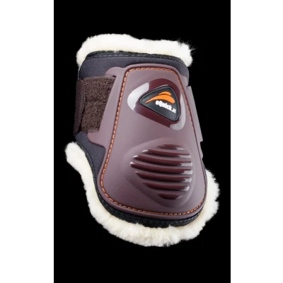 Abbildung von eQuick Streichkappen eLight Rear Fluffy Braun Vollblut