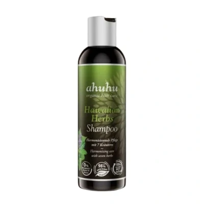 Abbildung von ahuhu HAWAIIAN HERBS 7 Kräuter Shampoo (200 ml) Mildes Pflegeshampoo Mit Natürlichen Kräuterextrakten, Für Gesunde Haare &amp; Eine Ausgeglichene Kopfhaut, Vegan