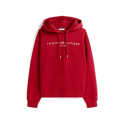 Abbildung von Tommy Hilfiger MDRN REG CORP LOGO Sweatshirt, Damen, Größe: XS, Regatta red