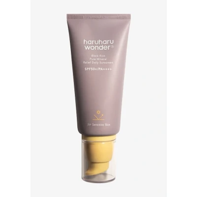 Abbildung von Haruharu Wonder Black Rice Pure Mineral Relief Daily Sunscreen 50ml (1.69fl.oz), Reef Safe Formula, For All Skin Types Including Sensitive