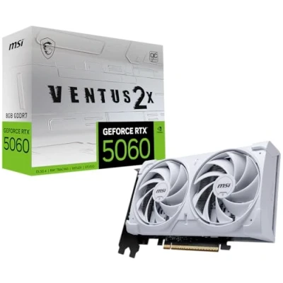 Abbildung von MSI Grafikkarte »GeForce RTX 5060 8G VENTUS 2X OC WHITE«