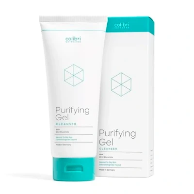 Abbildung von colibri skincare Purifying Gel Cleanser 200ml bekannt aus TikTok und Instagram Waschgel für das Gesicht mit Salicylsäure (BHA) eine intensive, porentiefe Gesichtsreinigung Made in Germany