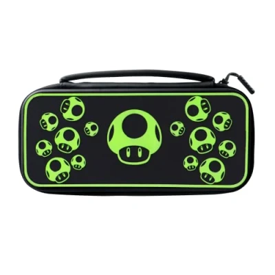 Abbildung von PDP Gaming Offiziell Lizenziert Switch Console Case 1 UP Glow in the dark Works mit OLED &amp; Lite