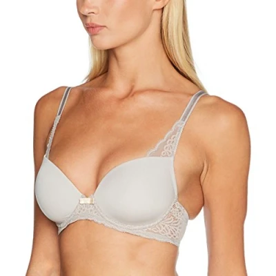 Abbildung von Triumph Damen Amourette Spotlight WHP X Schalen BH mit Bügel, Grey Combination, 75C
