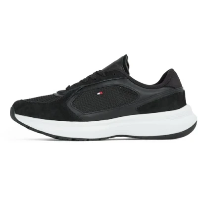 Abbildung von Tommy Hilfiger Sporty Runner Sneaker low, Damen, Größe: 39, Black Schuhe