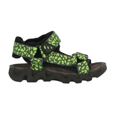Abbildung von Lurchi OLLY Trekkingsandale für Kinder, Größe: 32, Black/green Schuhe