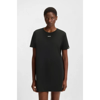 Abbildung von BOSS Sleepshirt Nachthemd, Damen, Größe: XL, Black