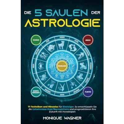 Abbildung von die 5 Säulen der Astrologie: 71 Techniken und Hinweise für Einsteiger. So entschlüsseln Sie Geheimnisse Ihres Sternzeichens prognostizieren Ihre Zukunft mit Horoskopen